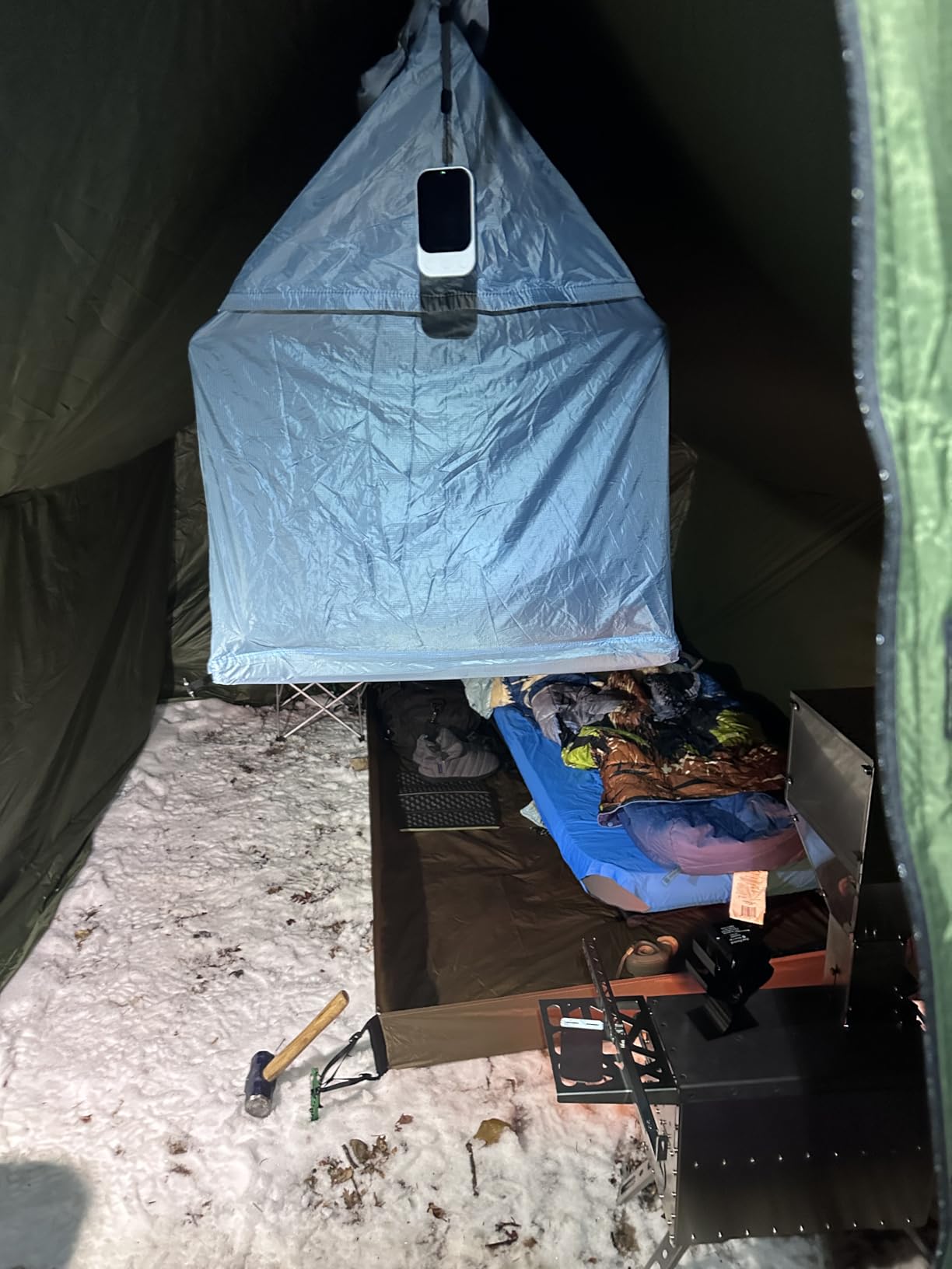 OneTigris TEGIMEN Hammock Hot Tent with Stove Jack - Spacious, Versatile Wall Tent with Snow Skirt - 3000mm Waterproof customer photo 1