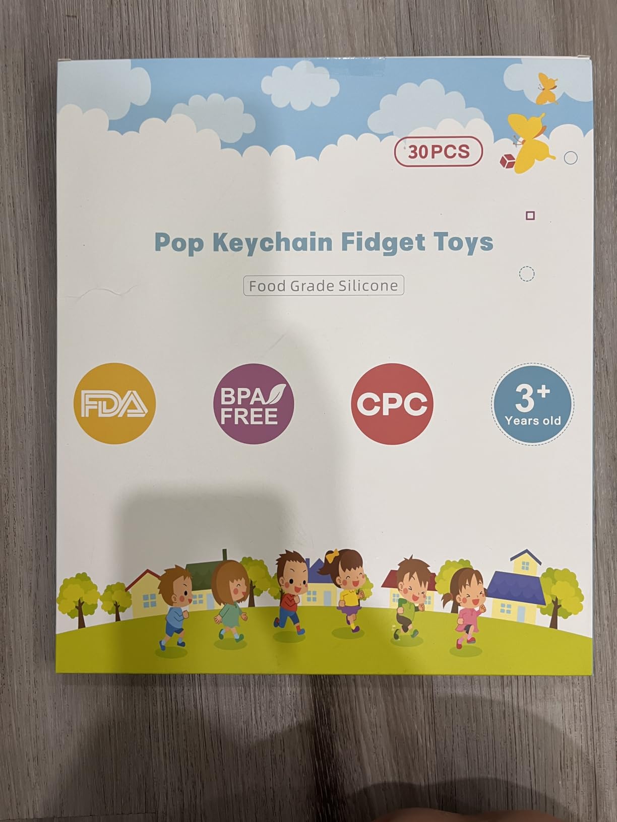 Pop Fidget Toys Bulk Its Party Favors for Kids 30 Pack Mini Pop Keychain It | Sensory Small Fidgets for Classroom Prizes Back to School Gifts for Students from Teacher Birthday Goodie Bag Stuffers Filler customer photo 2