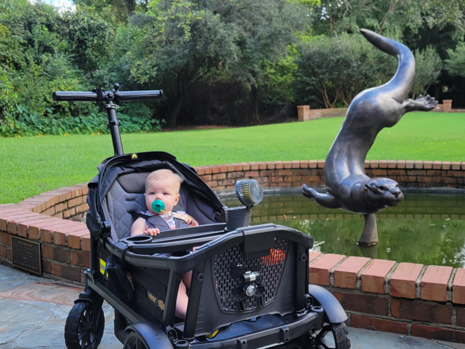Veer All-Terrain Cruiser XL | Premium Off-Road Wagon Stroller for Babies, Toddlers, and Kids | Push/Pull/Push-Along Steering for Uneven Terrain | JPMA Certified | Lightweight and Collapsible | 4 Seats customer photo 1