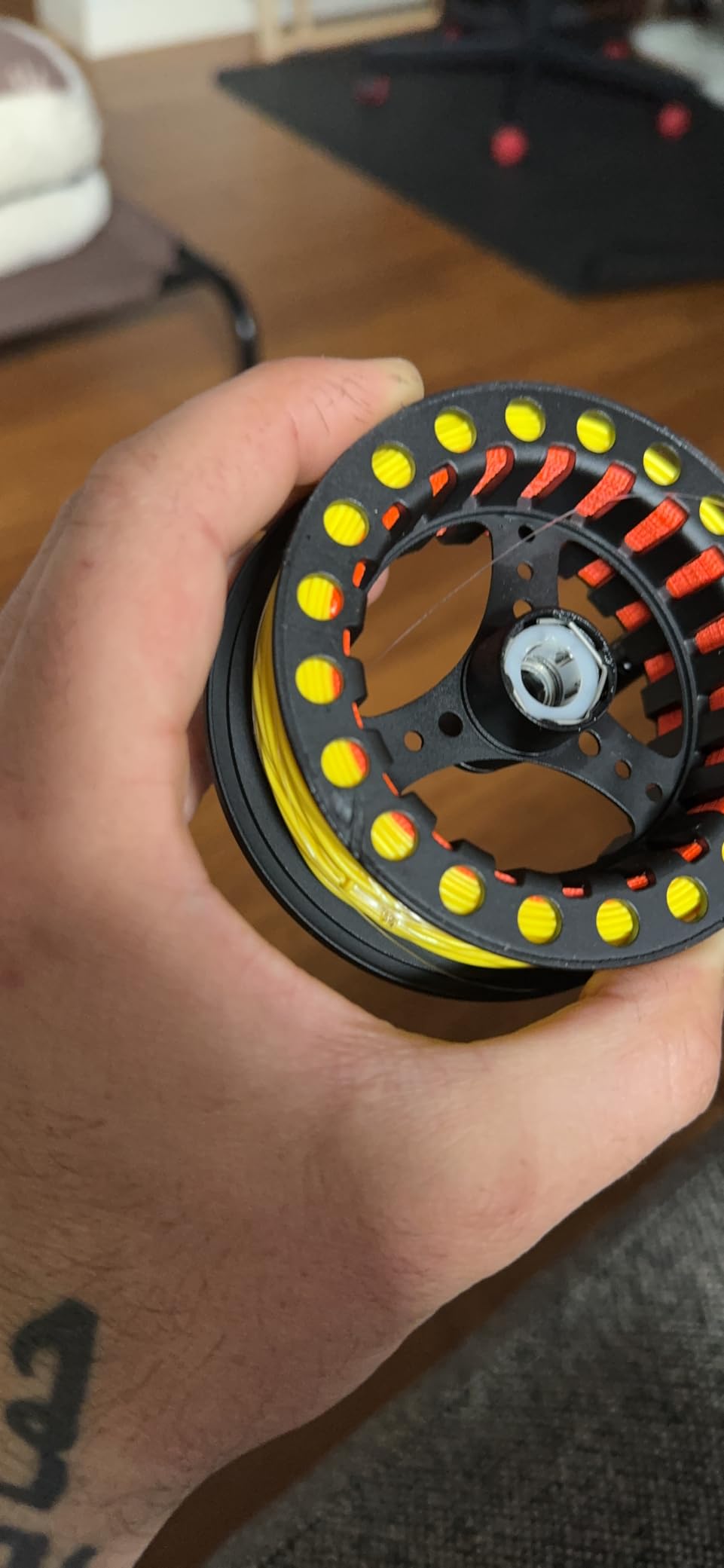 SF SF-001 Large Arbor Fly Fishing Reel, Aluminum Alloy Body 3/4wt 5/6wt 7/8wt, Die Cast, Pre-Loaded with Line, Trout Bass Carp Pike Panfish customer photo 2
