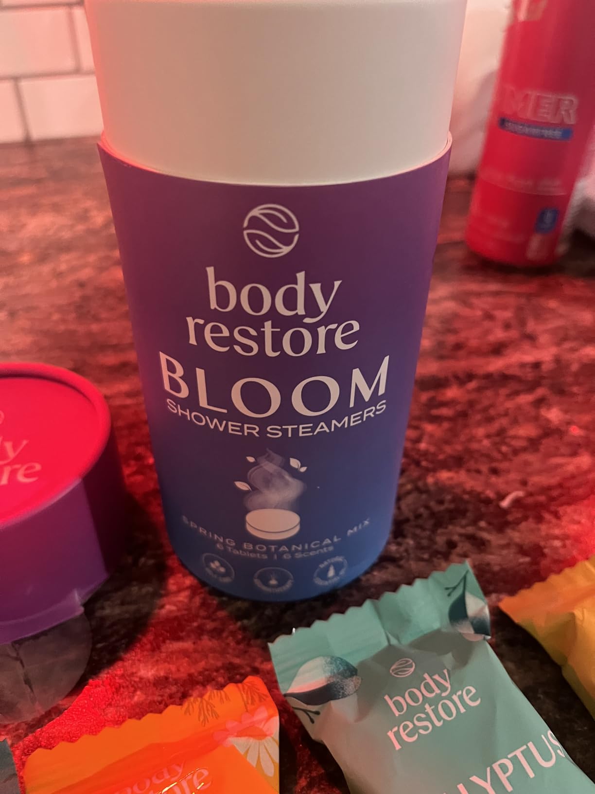 BodyRestore Shower Steamers Aromatherapy, Gifts for Women, Bloom 6 Pack | Birthday Gifts for Women, Men, Mom & Dad, Spa Stress Relief & Relaxation, Self Care, Essential Oil Tablets customer photo 2