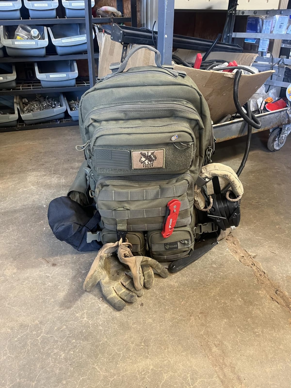Falko Tactical Backpack for Men and Women 50L Backpack 2.4x Stronger Large Military Molle Rucksack, Bugout Backpack Outdoors customer photo 1