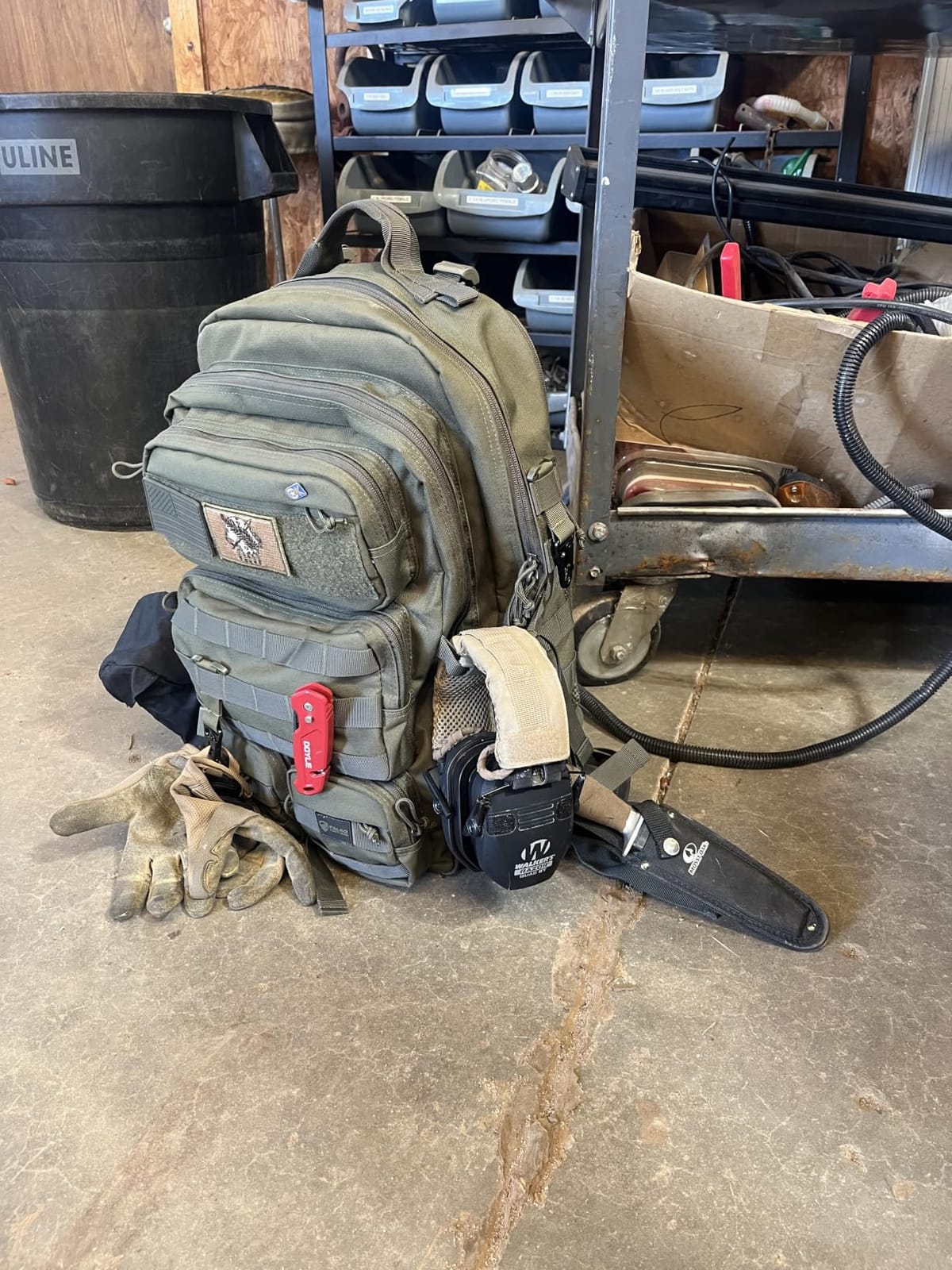Falko Tactical Backpack for Men and Women 50L Backpack 2.4x Stronger Large Military Molle Rucksack, Bugout Backpack Outdoors customer photo 2