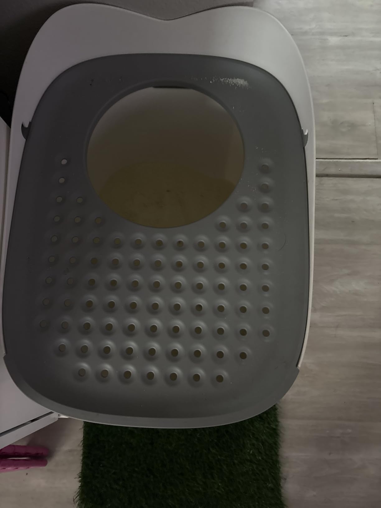 Catit PIXI Top-Entry Litter Box | Modern, Leak-Proof Cat Litter Box with Anti-Tracking Lid, Easy-Clean Design, Seamless & BPA-Free customer photo 2