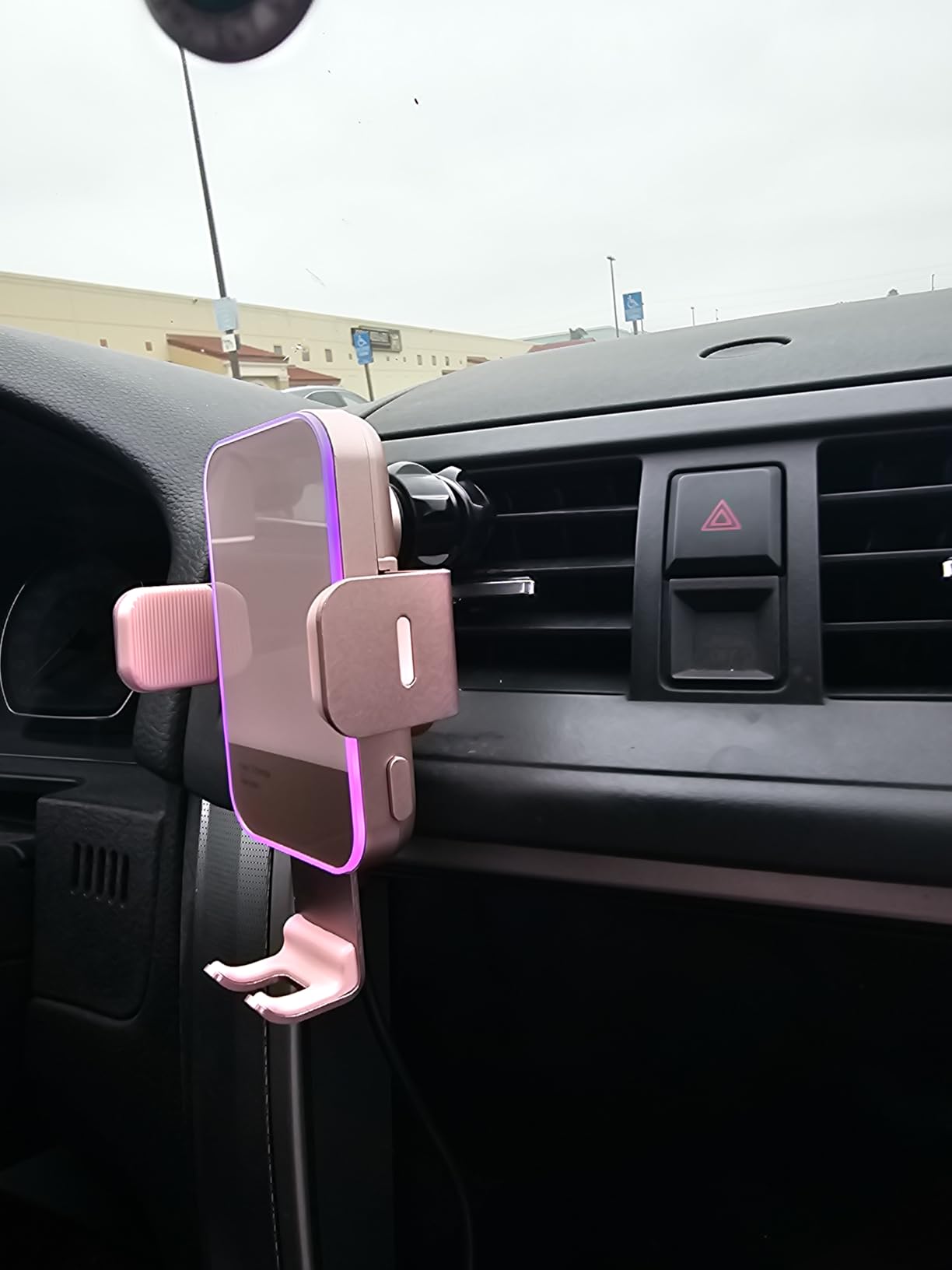 Wireless Car Charger, [7 Colored RGB Backlit] Mosurr 15W Auto Clamping Phone Holders for Your car fit for iPhone 16 15 14 Mini Pro Max, Samsung Galaxy S25 Ultra S24 S23+, etc, Fathers Day for Gifts customer photo 2