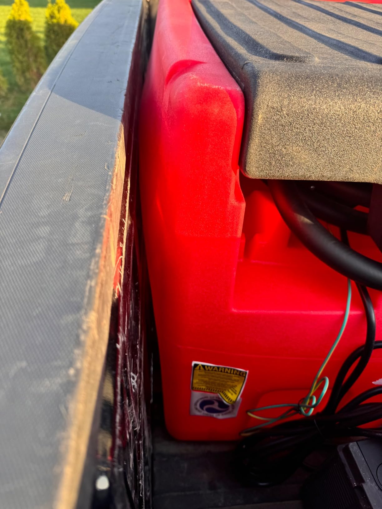 VEVOR Portable Diesel Tank, 116 Gallon, Black | 10 GPM Flow Rate, 12V Electric Transfer Pump, 13.1ft Rubber Hose, PE Transfer Tank customer photo 1