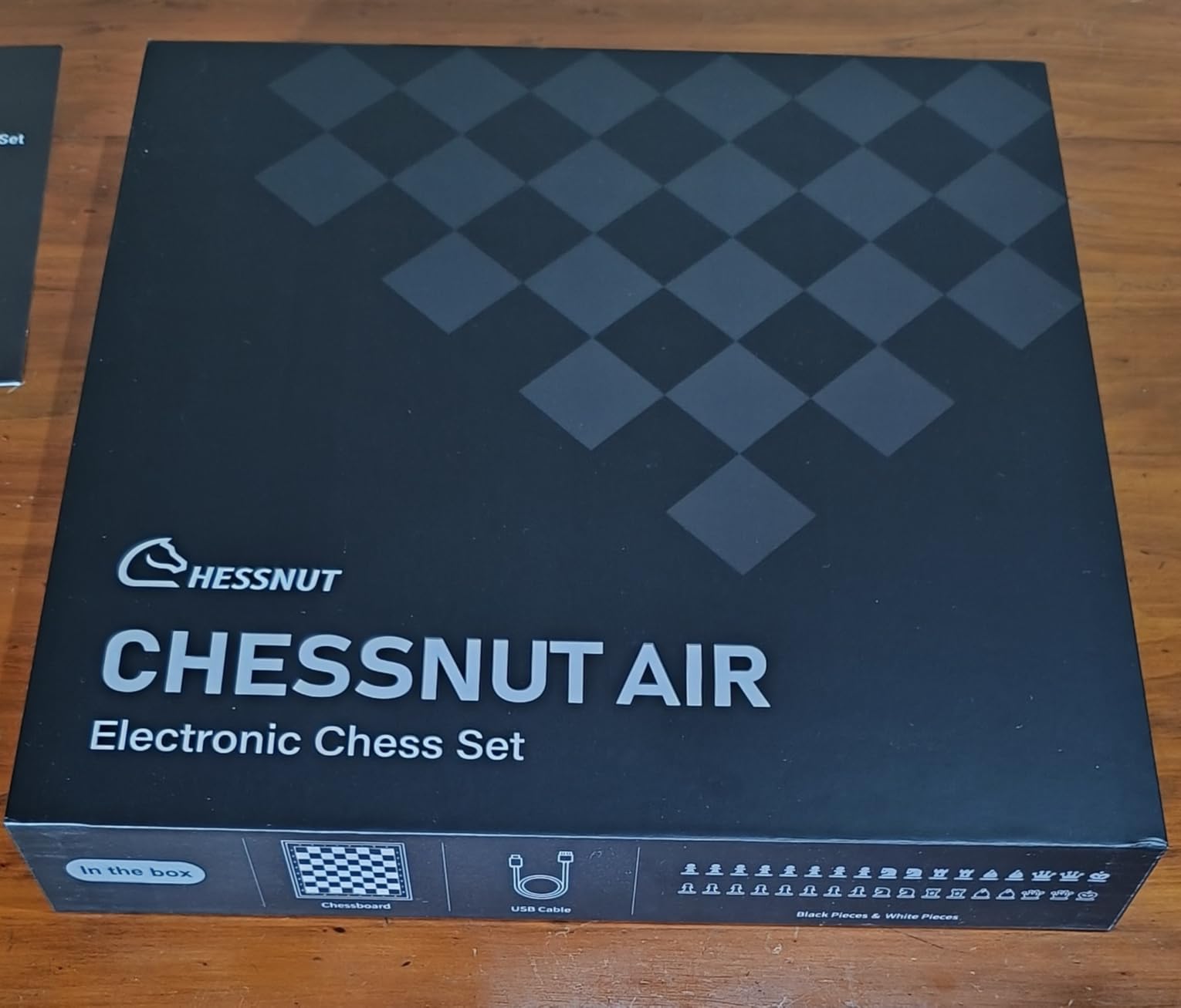 Chessnut Air Electronic Chess Board with AI - Handcrafted Wooden Board, LED Indicators, Adaptive Difficulty, Full Piece Recognition - Play Online on Major Chess Platforms customer photo 1