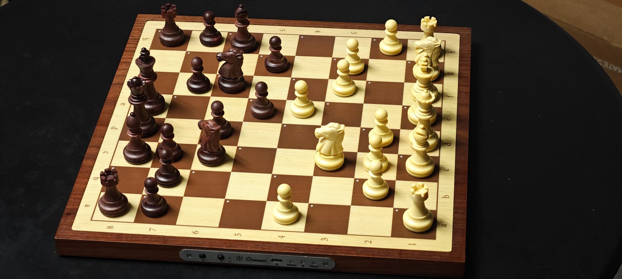 Chessnut Air Electronic Chess Board with AI - Handcrafted Wooden Board, LED Indicators, Adaptive Difficulty, Full Piece Recognition - Play Online on Major Chess Platforms customer photo 2