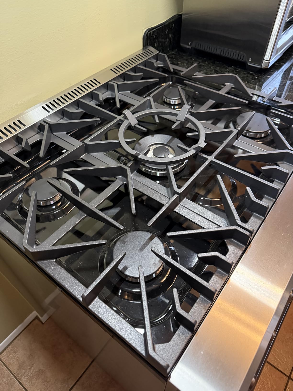 FORNO Lazio Dual Fuel 30 Inch. Gas Range Electric Oven Freestanding 5 Sealed Burners 69,500 BTU Stove-Top Output, Electric Oven Includes Air Fryer and Griddle customer photo 2