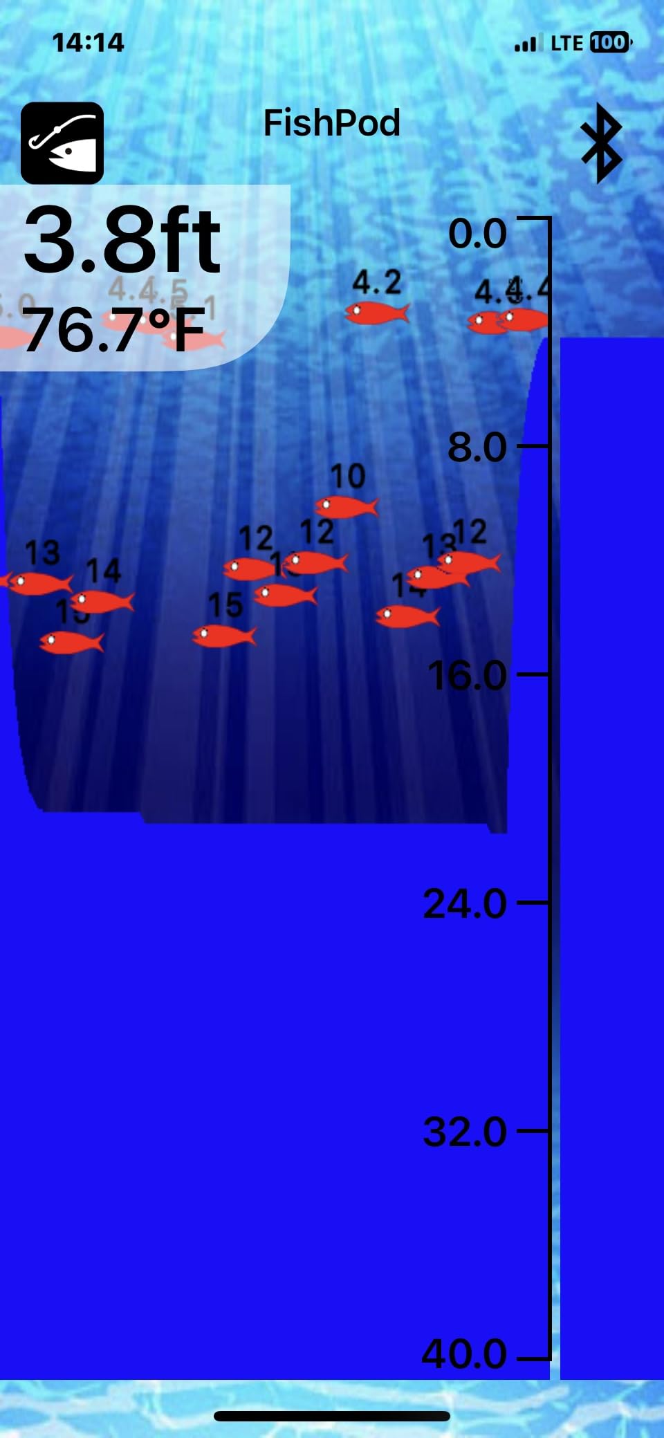 FishPod 5X Bluetooth Fish Finder with AI Technology customer photo 2