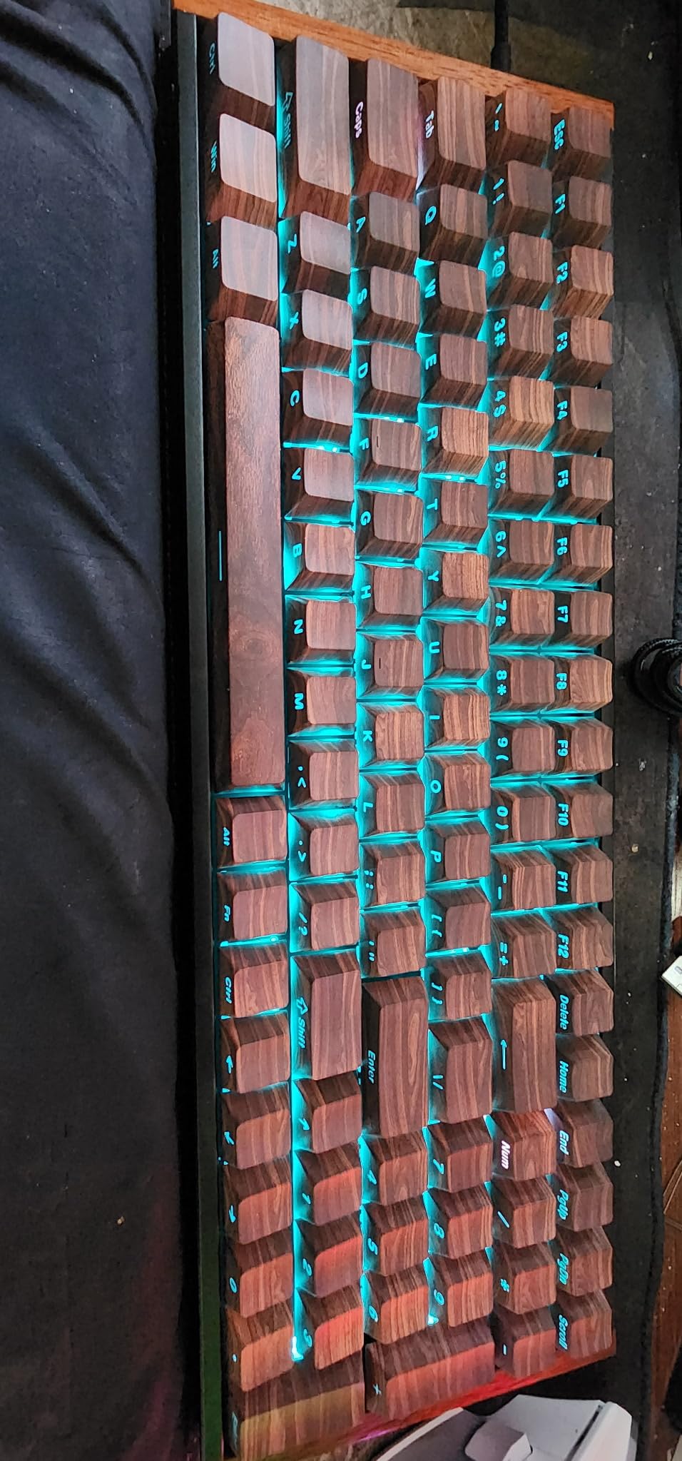 Womier Shine Through Keycaps - PBT Custom Keycaps Set, 127 Keys Plum Blossom, Dye-Sublimation Cherry Profile Keyboard Key Caps for Cherry Gateron MX Switches Mechanical Keyboards customer photo 2