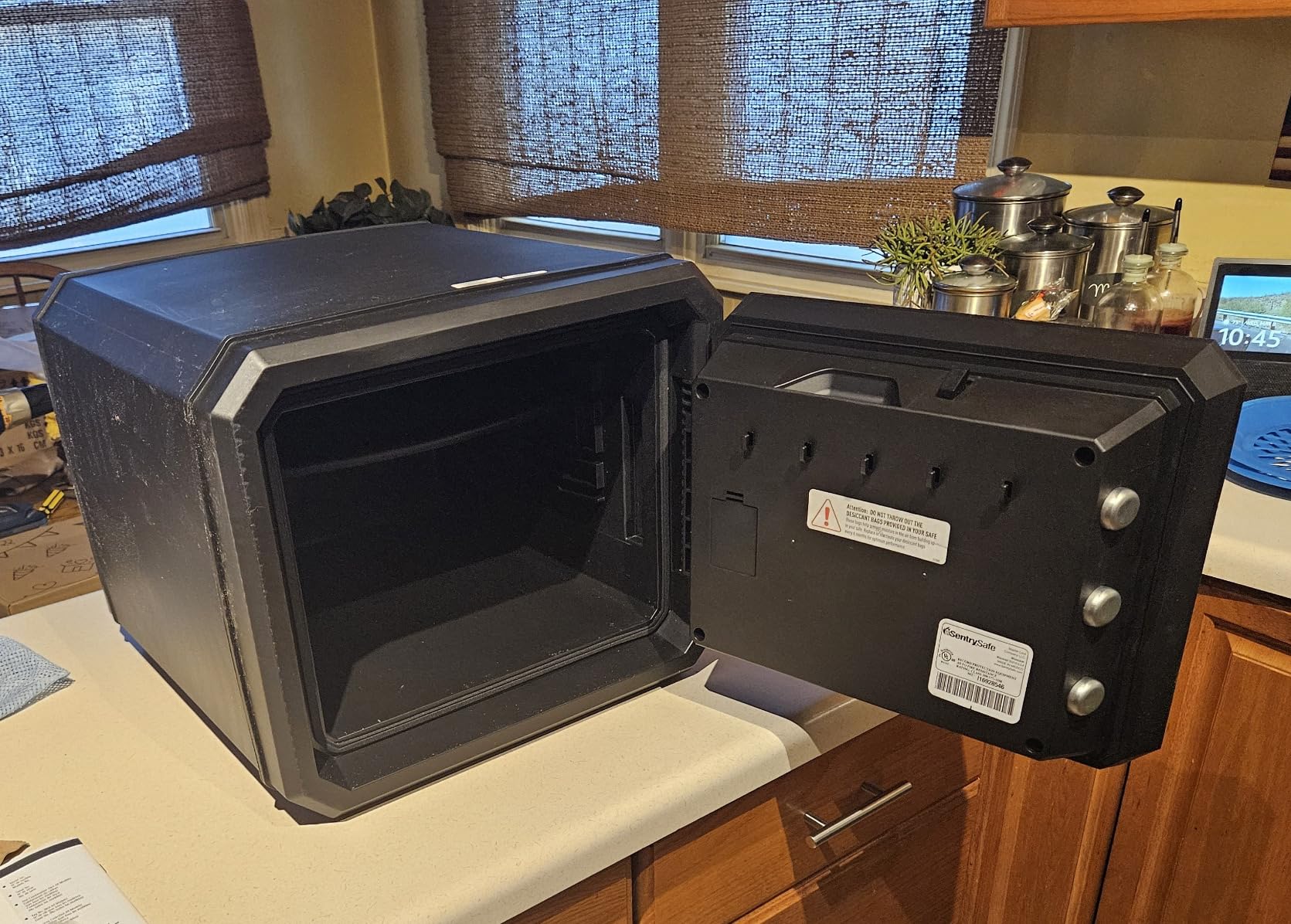 SentrySafe Fireproof and Waterproof Shelf Safe, Large Home or Office Safe with Dial Combination Lock and Override Key, 0.81 Cubic Feet, FPW082KSB customer photo 2