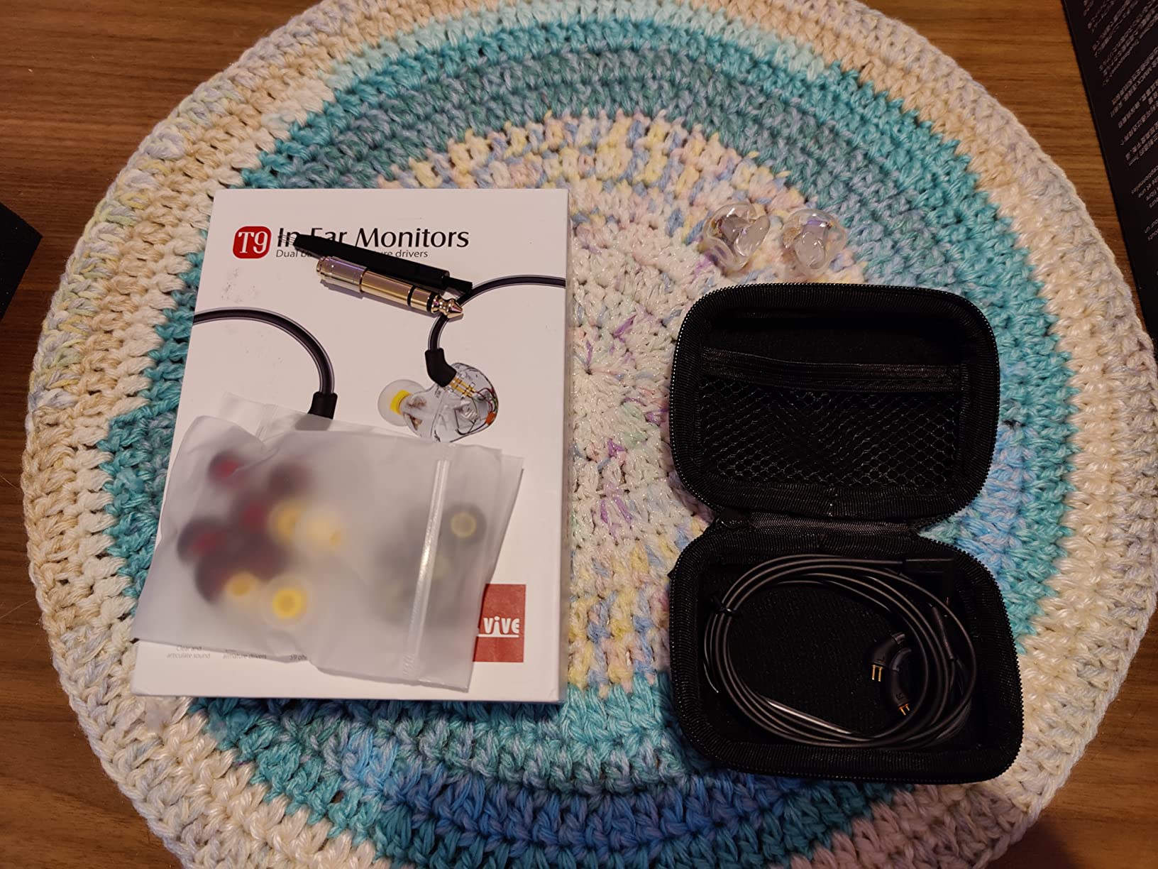 Xvive T9 in-Ear Monitor Headphones Dual Knowles BA Drivers IEM for Studio, Band Rehearsal, Live Performance customer photo 2