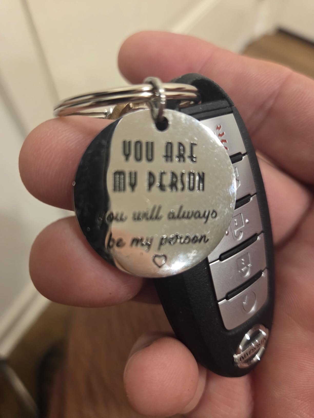 iJuqi Valentine's Day Gifts for Women Her - You Are My Person Keychain customer photo 1