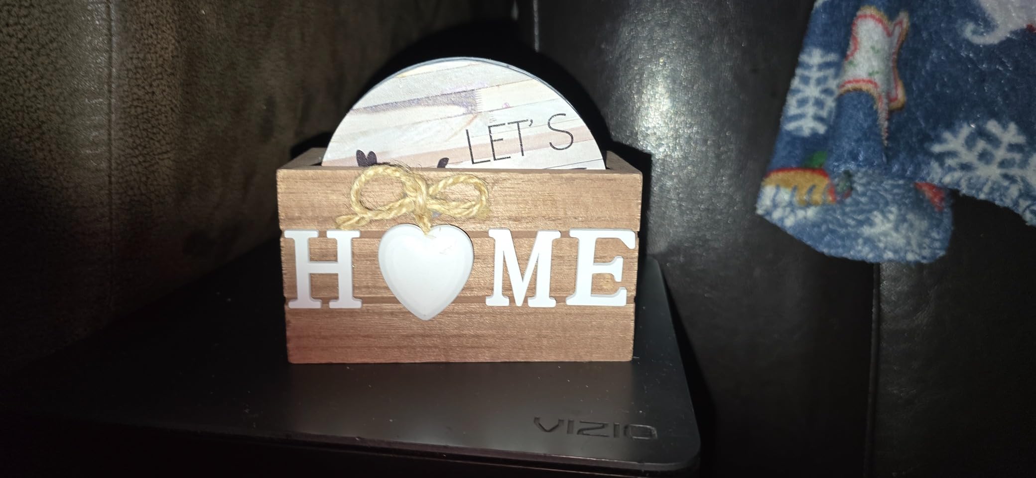 Queekay House Warming Gifts New Home Farmhouse Coasters Set of 6, Mixed customer photo 1