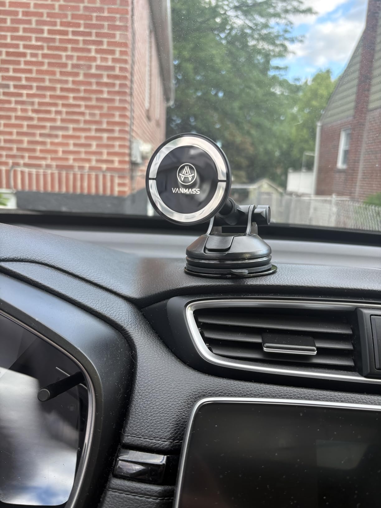 VANMASS for MagSafe Car Holder [Dash+Windshield+Vent] Magnetic Phone Mount | Military-Grade Certified,Upgraded Strongest Magnet&Suction,Truck Tesla Cell Stand Cradle for iPhone 17 Pro Max 16 15 14 13 12 customer photo 2