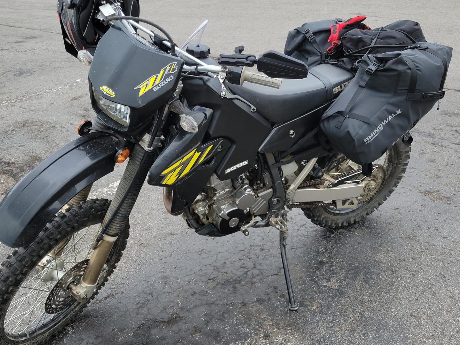 Rhinowalk Motorcycle Saddlebags 48L(24L*2) Waterproof Motorbike Side Bags, Travel Luggage Panniers with Shoulder Strap for Adventure & Sport Motorcycle Racks, 1 Pair customer photo 1