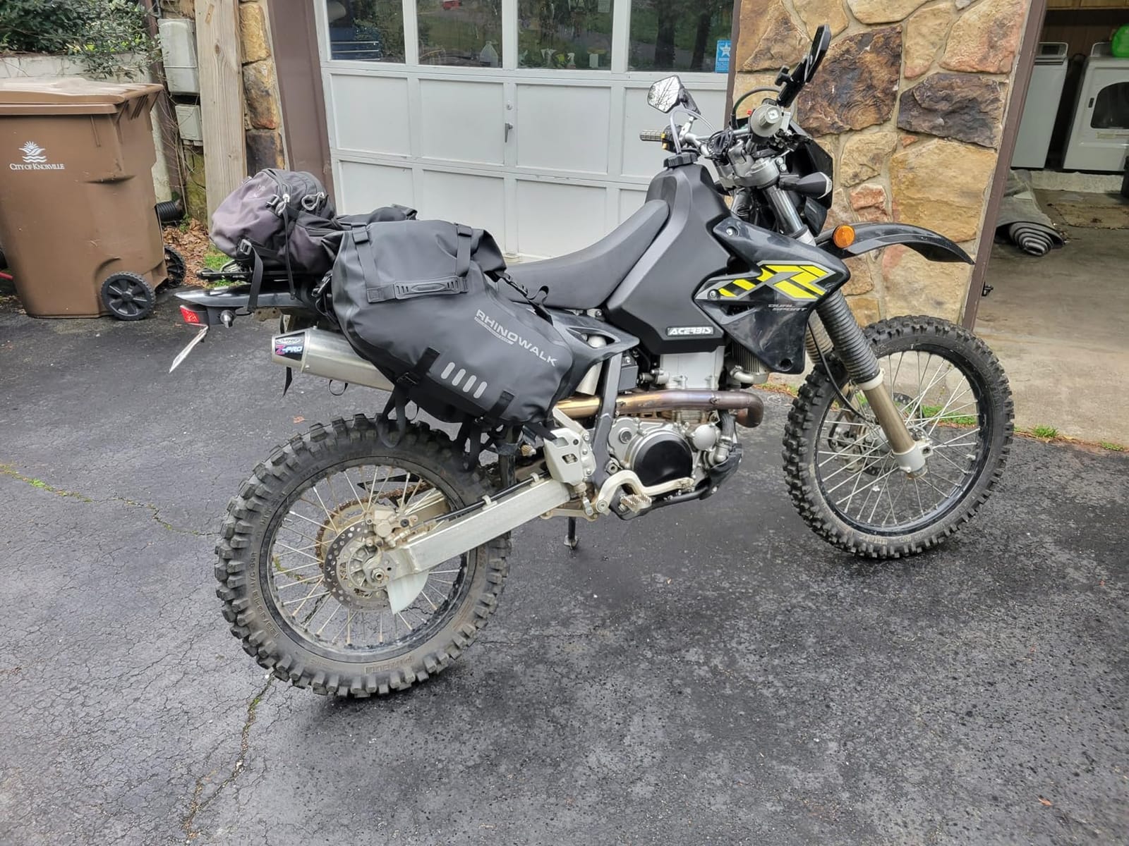 Rhinowalk Motorcycle Saddlebags 48L(24L*2) Waterproof Motorbike Side Bags, Travel Luggage Panniers with Shoulder Strap for Adventure & Sport Motorcycle Racks, 1 Pair customer photo 2