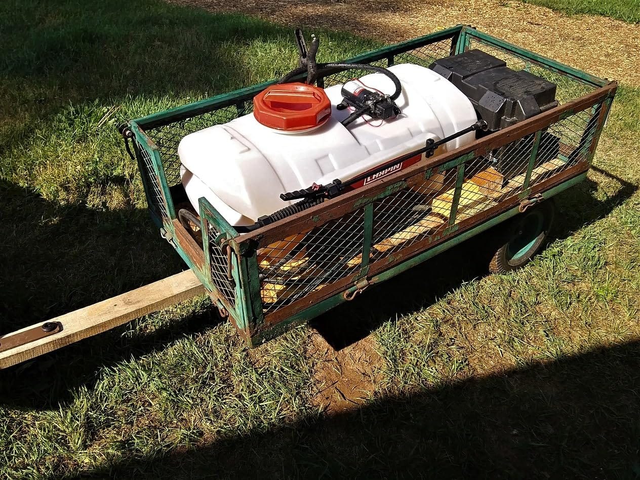 CHAPIN 97154 15-Gallon ATV/UTV Sprayer with 12V Pump & 15-Ft Hose - Cover larger areas from your ATV or UTV with a 12V pump, triple filtration and a 15-ft hose for added spraying reach customer photo 1
