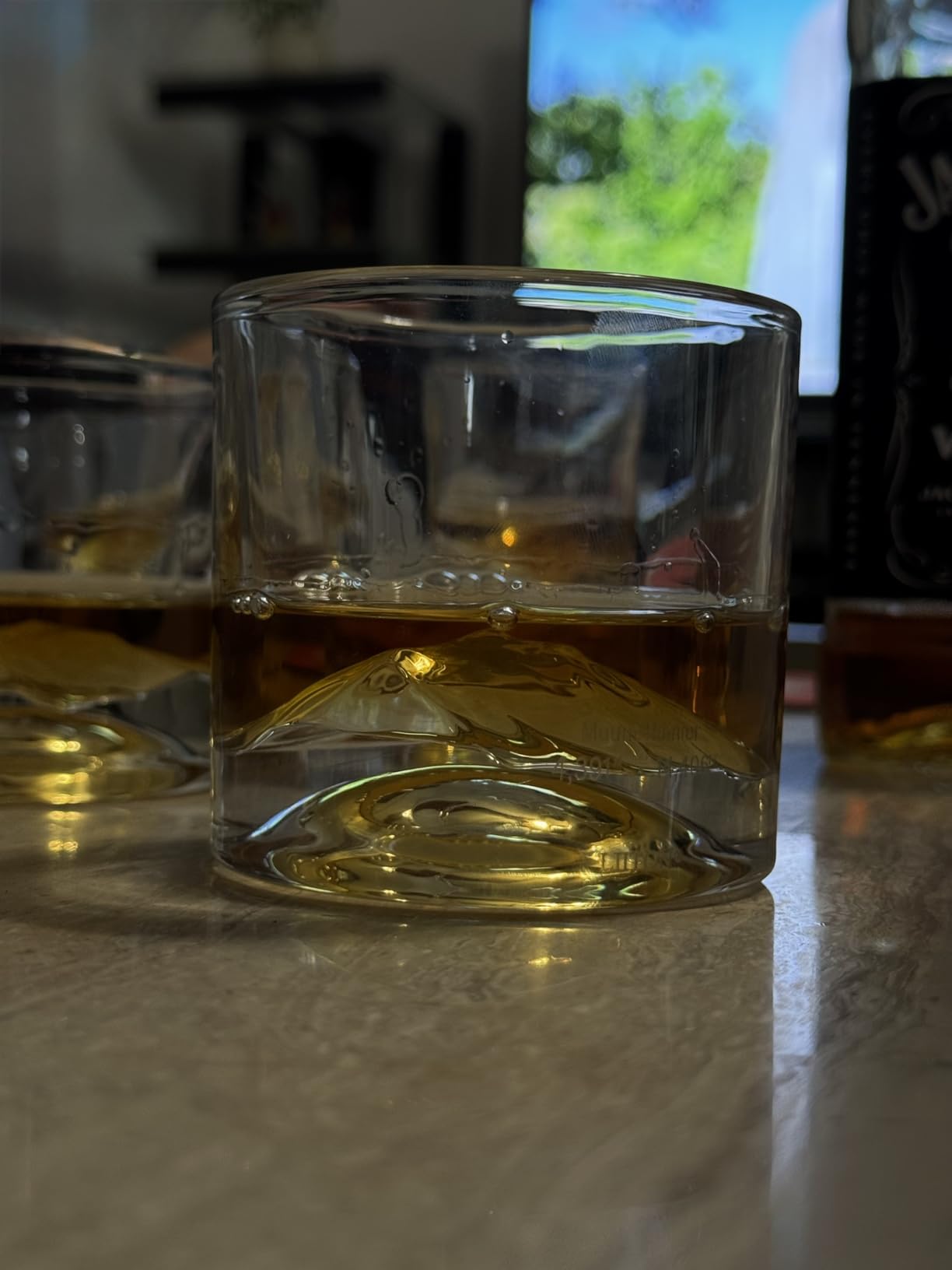 LIITON Grand Canyon Whiskey Glasses, Set of 2, 10oz, Bourbon Glass | Thick Freezable Crystal Rock Glasses, Old fashioned Whiskey Gifts for Men, Cocktails, Scotch Glasses customer photo 2