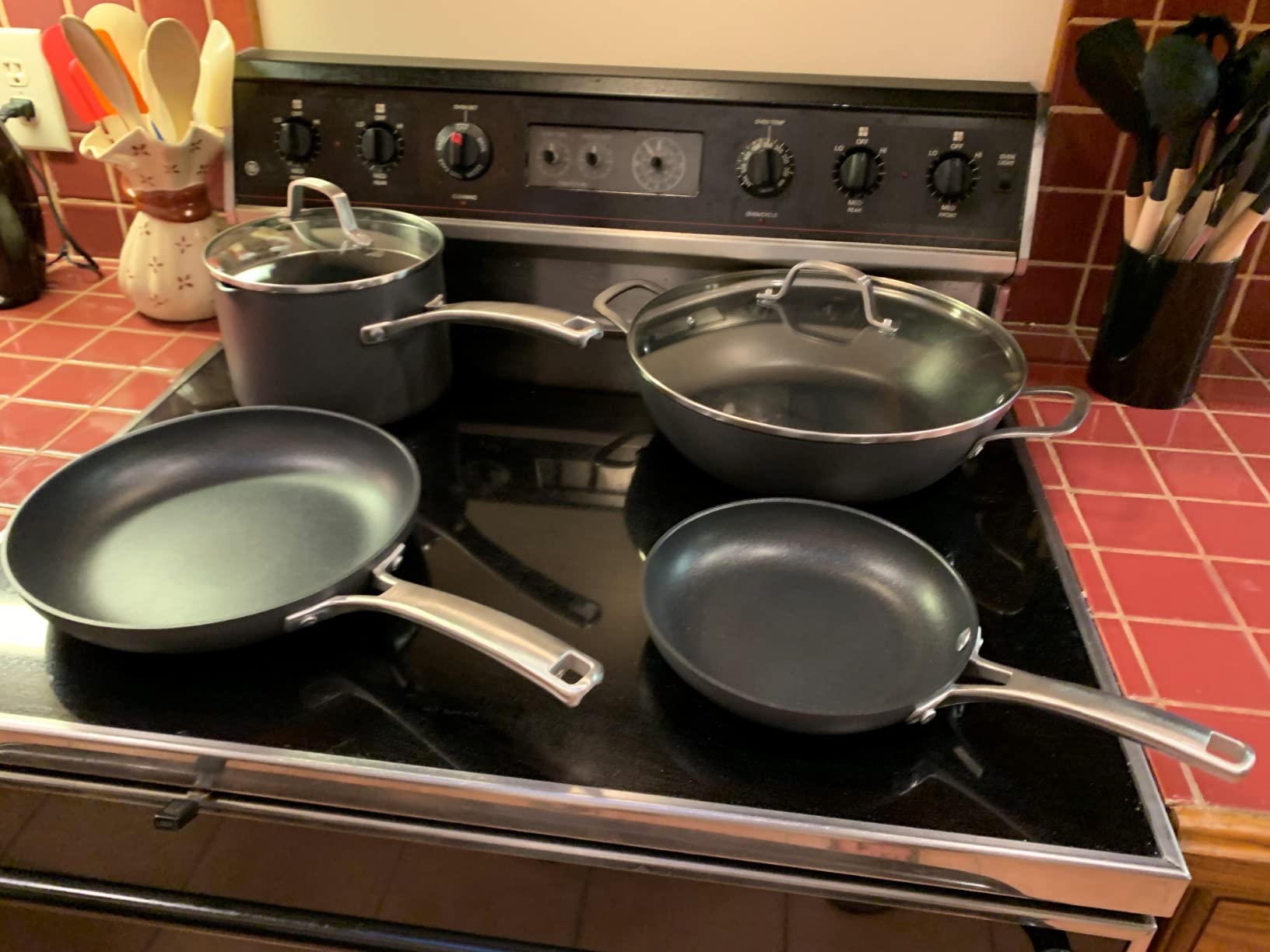 Calphalon Classic Hard-Anodized Nonstick Cookware Kitchen Essentials Set customer photo 2