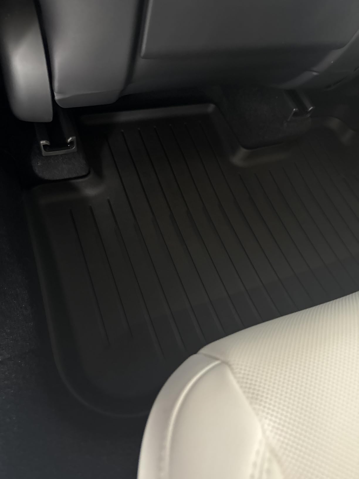 SUPER LINER Tesla Model 3 Floor Mats 2025 2026 2024 All-Weather 8-Pcs Set | Custom Fit, TPE Material, Pet & Child-Friendly | Cargo Liner Rear Cargo Tray Trunk & Interior Accessories customer photo 1