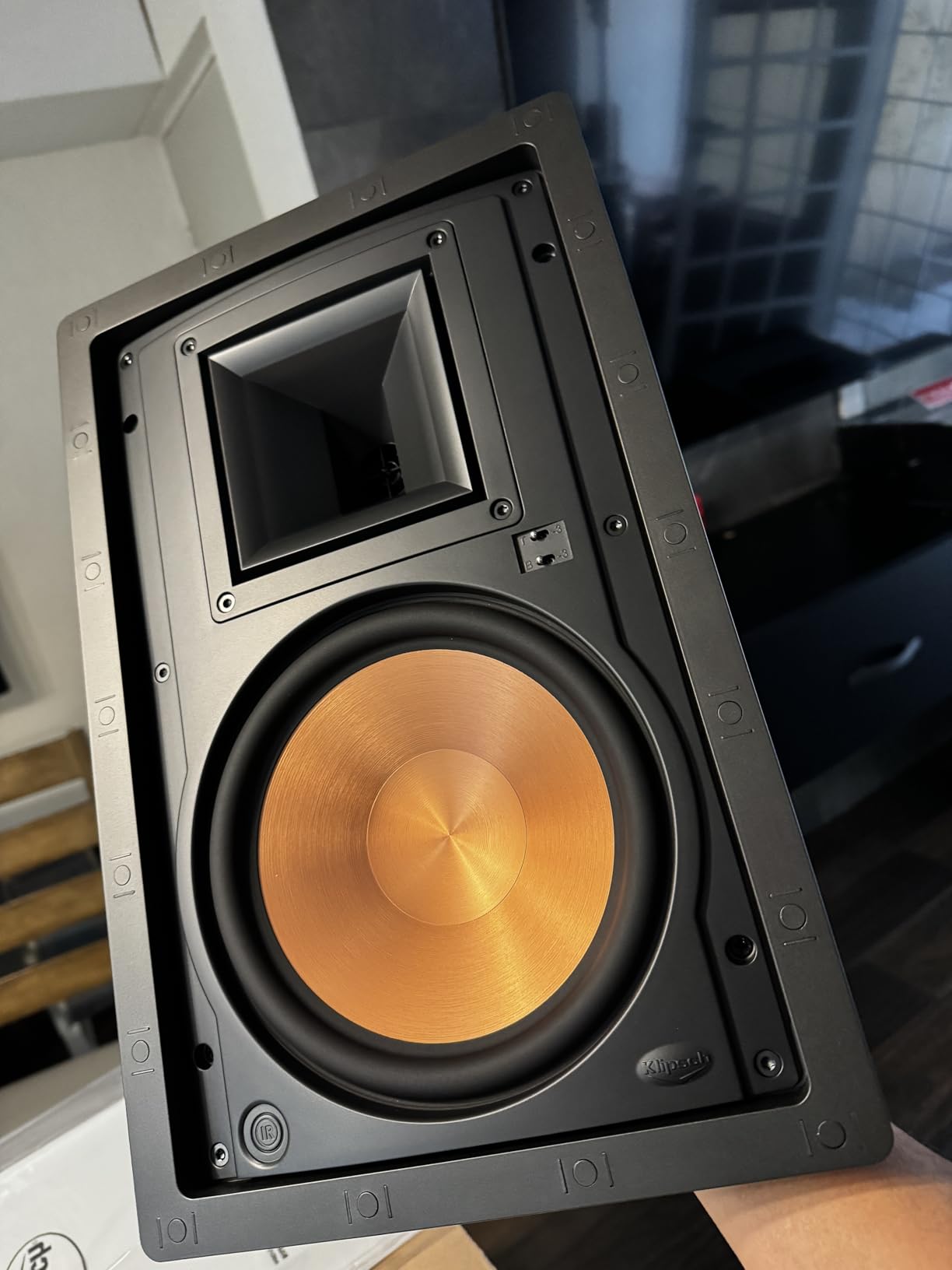 Klipsch R-5800-W II in-Wall Speakers - White (2 Speakers) customer photo 1