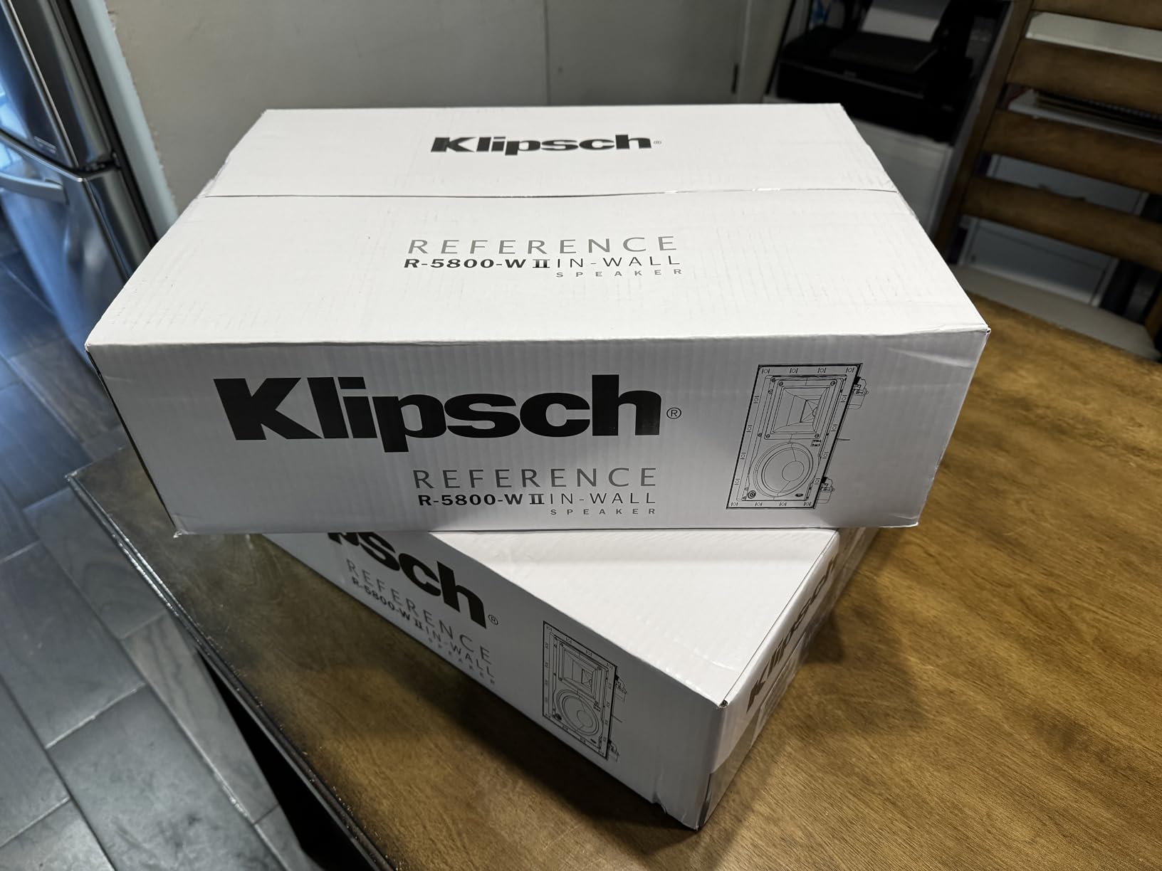 Klipsch R-5800-W II in-Wall Speakers - White (2 Speakers) customer photo 2