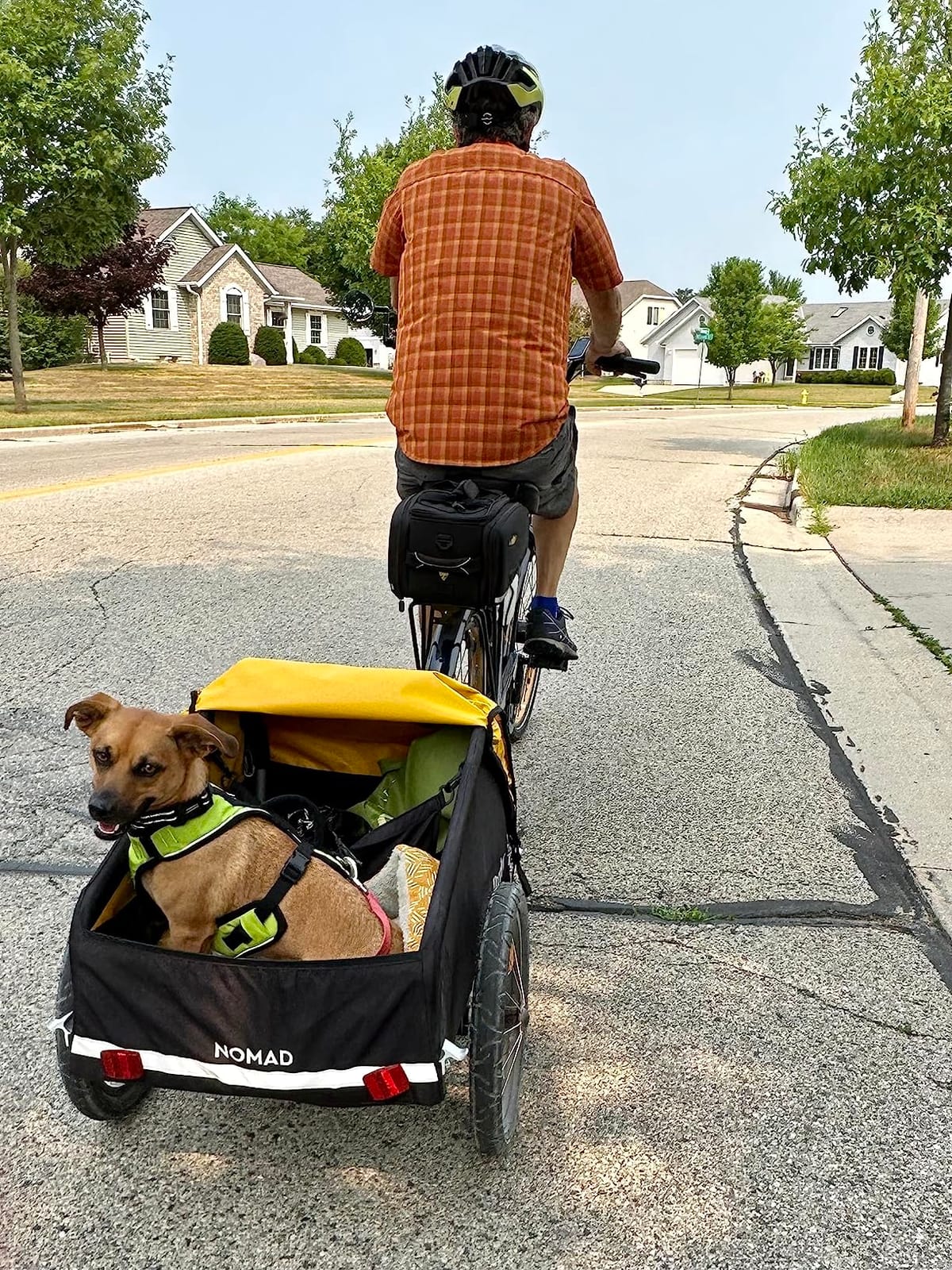 Burley Nomad | Touring Cargo Bike Trailer with Water-Resistant Cover, Large Storage Capacity & 100 lb Load Rating customer photo 1