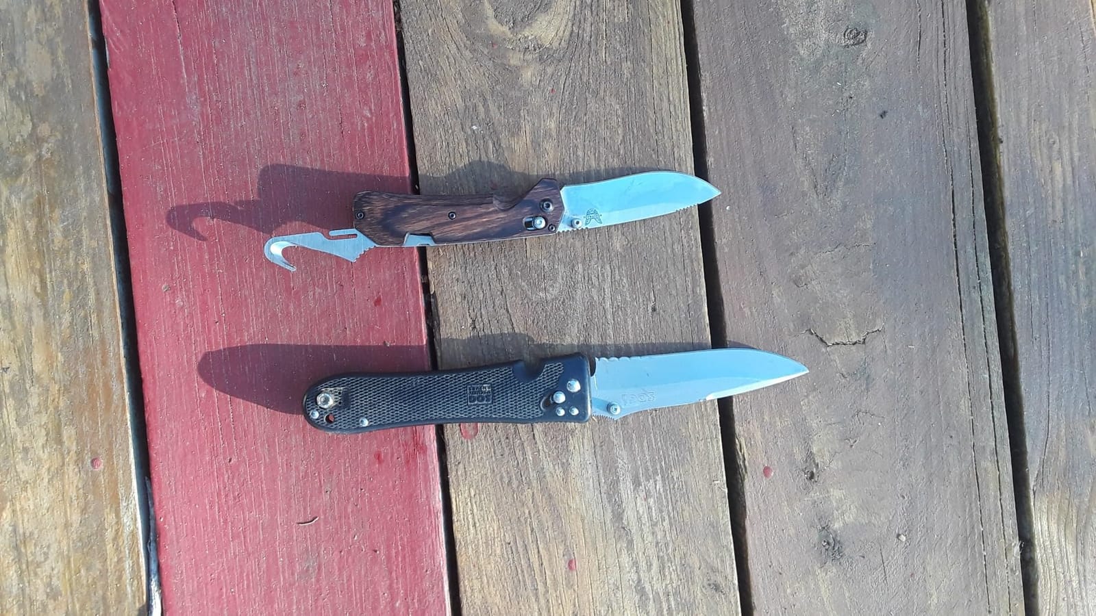 Benchmade Grizzly Creek Hunting Knife, S30V Steel Blade, Dark Brown Wood Handle, Drop-Point Fixed Blade (15062) customer photo 1