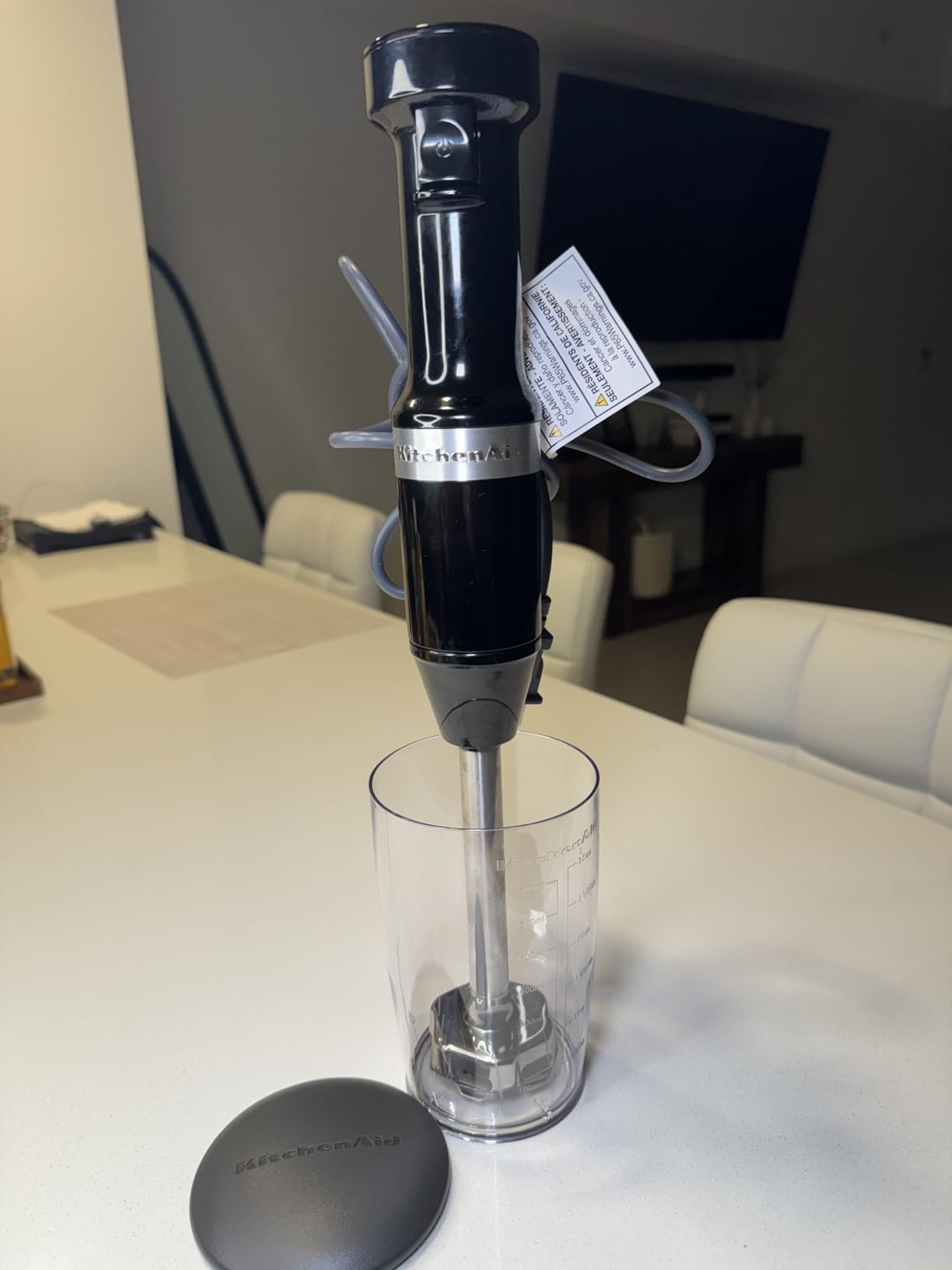 KitchenAid Variable Speed Corded Hand Blender, KHBV53, Contour Silver customer photo 2