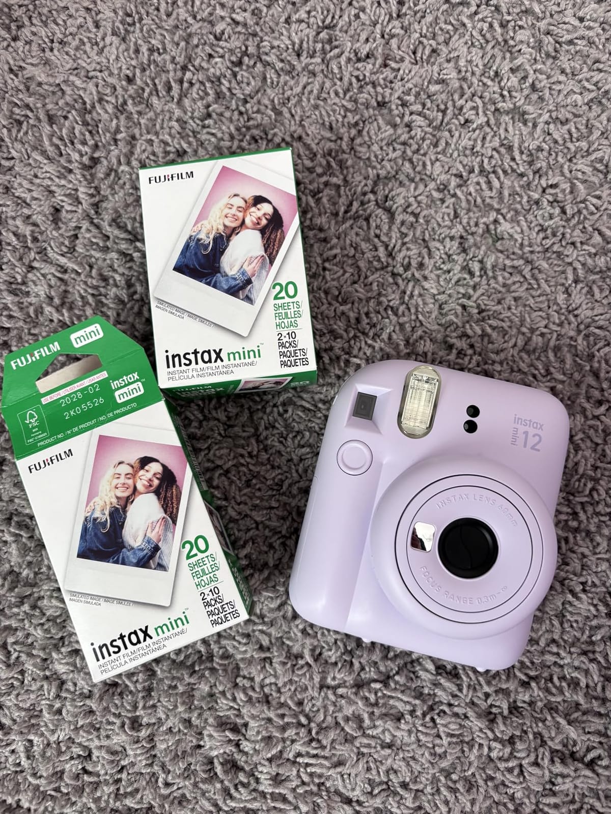 Fujifilm Instax Mini 12 Instant Camera - Lilac Purple | Automatic exposure with selfie mirror and parallax correction for photography, travel and parties customer photo 1