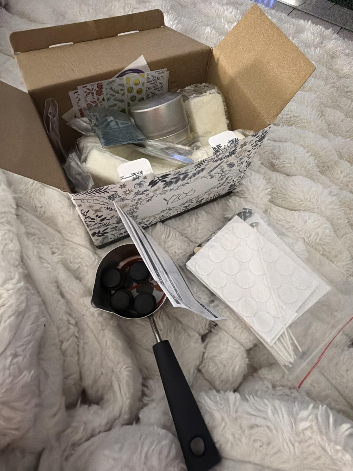 Complete Candle Making Kits for Adults Beginners, DIY Candle Making Supplies Include Soy Wax,Wax Melter,Scents,Dyes,Wicks,Wicks Sticker,Candle Tins & More-Full Candle Maker Set - Arts & Crafts Kits customer photo 2