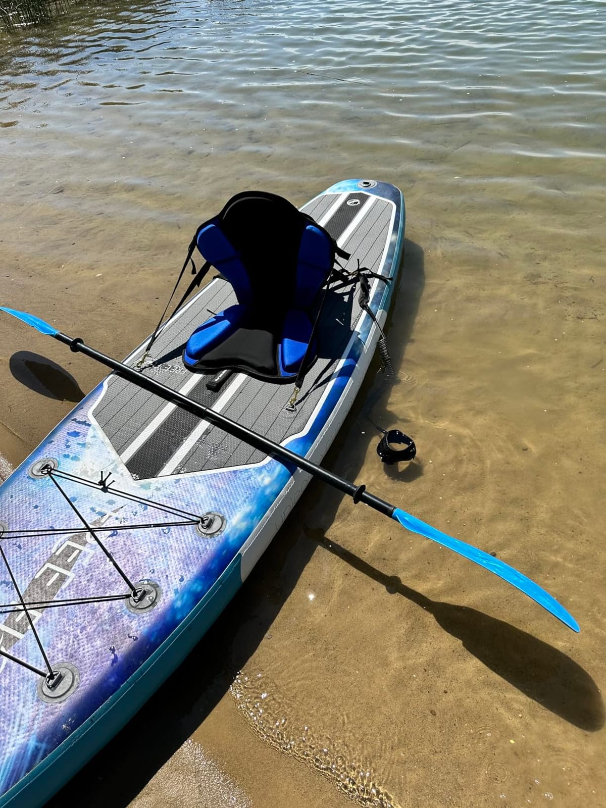 Thickened Kayak Seat with Back Support, Cushioned Paddleboard SUP Seat | Universal Padded Molded Foam Backrest for Sit on Top Kayak, Paddle Board, Canoe - Extra Thick Cushion customer photo 2