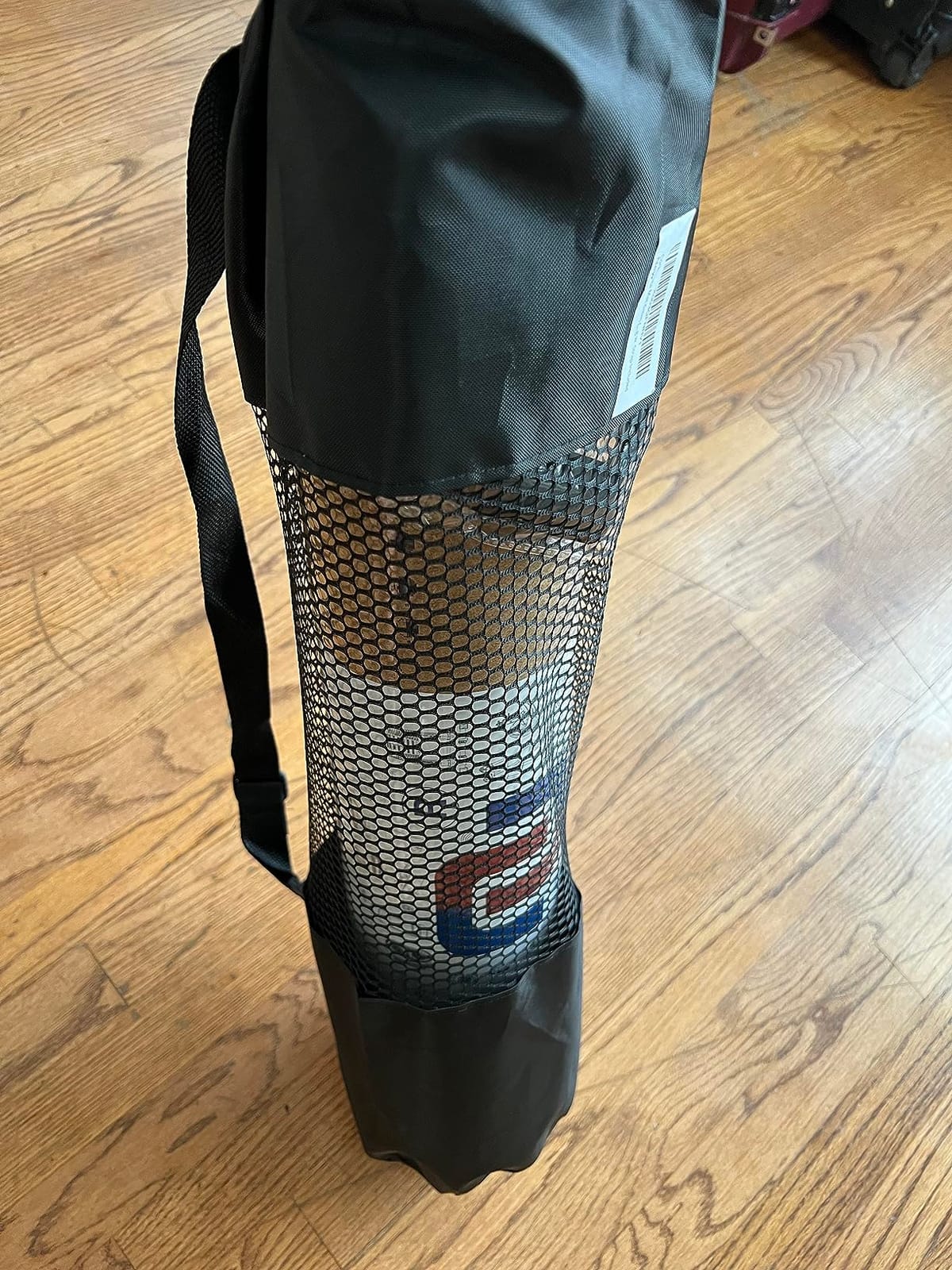 Numat Cork Yoga Mat 6mm (1/4 inch) Thick 72 x 24 in, Sweatproof NonSlip Eco-friendly, Lightweight TPE foam with Alignment Lines, Great for Hot Yoga, Pilates, Gym and Exercise, Black Carrying Bag w. Strap Included customer photo 2