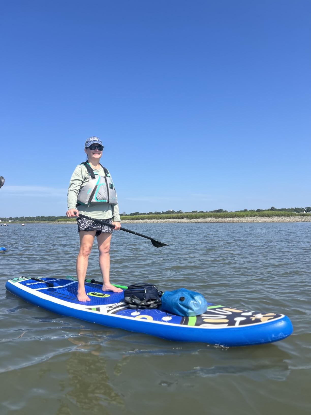 FEATH-R-LITE Inflatable Stand Up Paddle Board with Beginner SUP Accessories | 10'6''/11' Ultra-Light SUP, Anti-Slip EVA Deck, Versatile Yoga Inflatable Paddle Boards customer photo 2