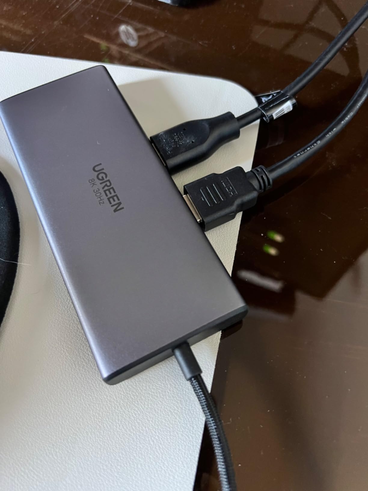UGREEN USB C Docking Station Dual Monitor, 10-in-1 Laptop Dock with 2 HDMI | Dual 4K@60Hz, 5Gbps USB C&A Ports, 100W PD, 1G Ethernet, SD/TF, Revodok Pro Aluminum USB-C Dock for Dell/HP/Lenovo customer photo 1