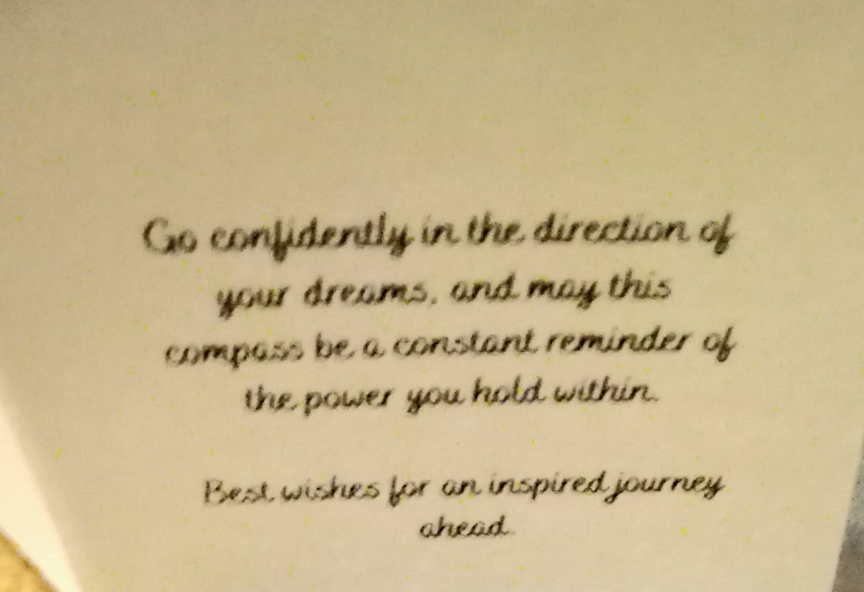 The Dream Chaser Compass - Go Confidently -2026 Unique Graduation Gifts for Him, College, High School, Cool Birthday Gift Idea for Son, Boys, Motivational Greeting Card Included customer photo 1