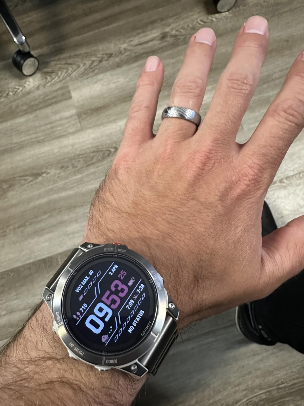 fēnix 7X Pro Sapphire Solar, Multisport GPS Smartwatch, Built-in Flashlight, Solar Charging Capability, Black | Built-in flashlight, solar charging capability customer photo 2