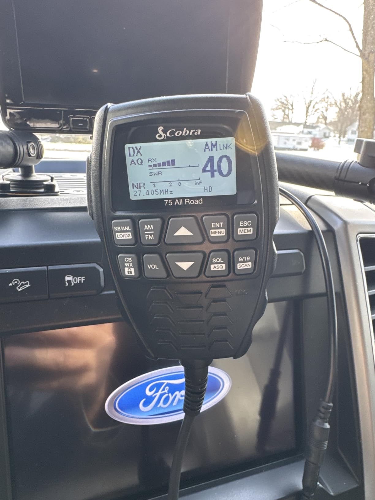 Cobra 75 All Road Wireless CB Radio, Dual-Mode AM/FM, Full 40 Channels, Bluetooth Connectivity, Digital Noise Cancellation, Waterproof, Instant Channel 9, 4-Watt Output, Easy to Operate, Black customer photo 2