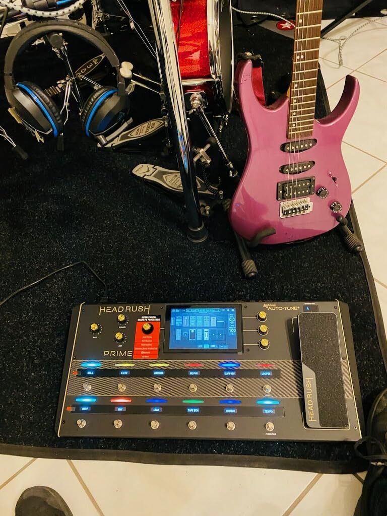 HeadRush Prime Electric Guitar and Vocal Multi-Effects Pedal | Multi-Effects Processor with Amp Cloner, Looper, Auto-Tune, Wi-Fi, Bluetooth, Touchscreen, Drum Machine, Neural Amp Modeler customer photo 2