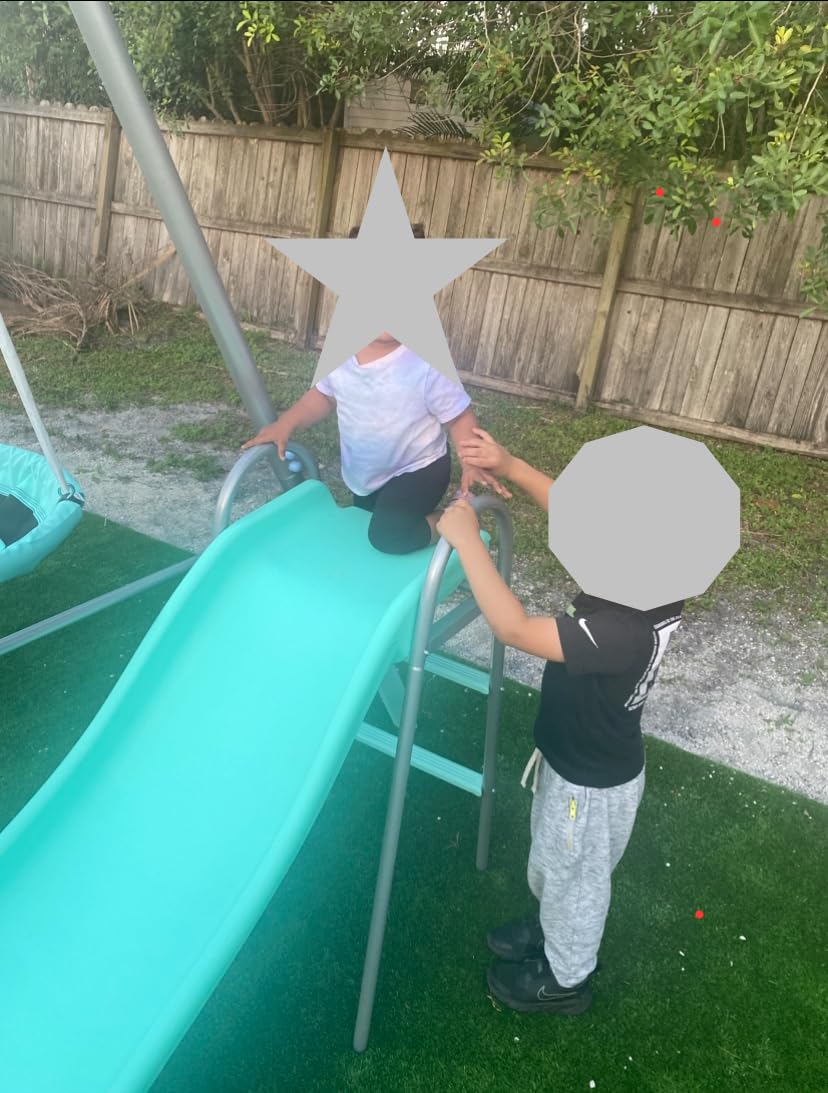Sportspower Super Saucer Metal Swing Set: 2 Swings customer photo 1