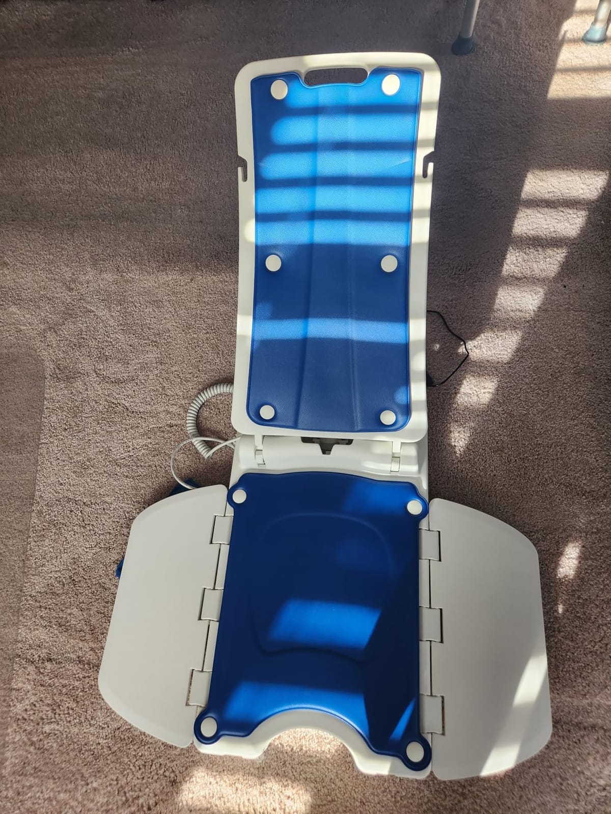 Phoenix Premium Power Chair Lift Floor Lift. Push Button Assist Helps Users up from the Floor and to Stand Up Again. 310 lbs. Designed, Stocked, Serviced in the USA customer photo 2