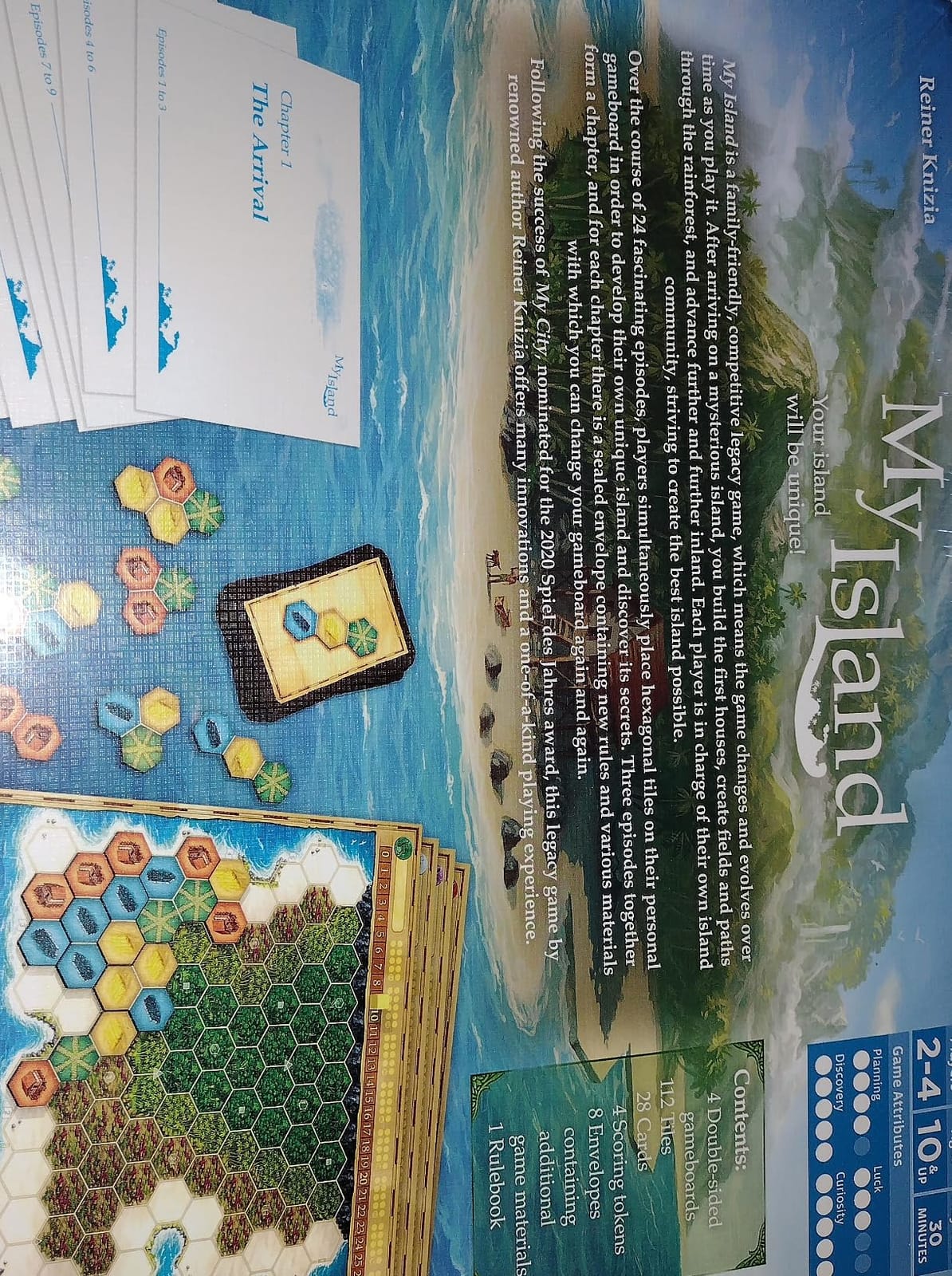 Thames & Kosmos My Island | Legacy Family Board Game | 24-Episode Island-Building Campaign | By Reiner Knizia | 2-4 Players | Ages 10+ customer photo 2