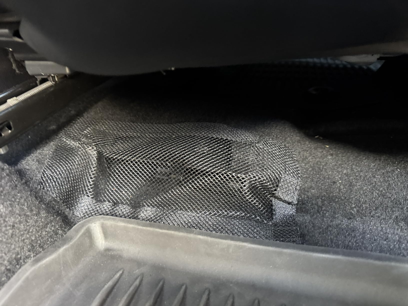 SARDVISA 2-Pack Rear Air Vent Covers for Tesla Model 3 and Model Y | 2 Mesh Rear-Seat Vent Covers Help Block Coins, Rings and Debris While Maintaining Airflow customer photo 2