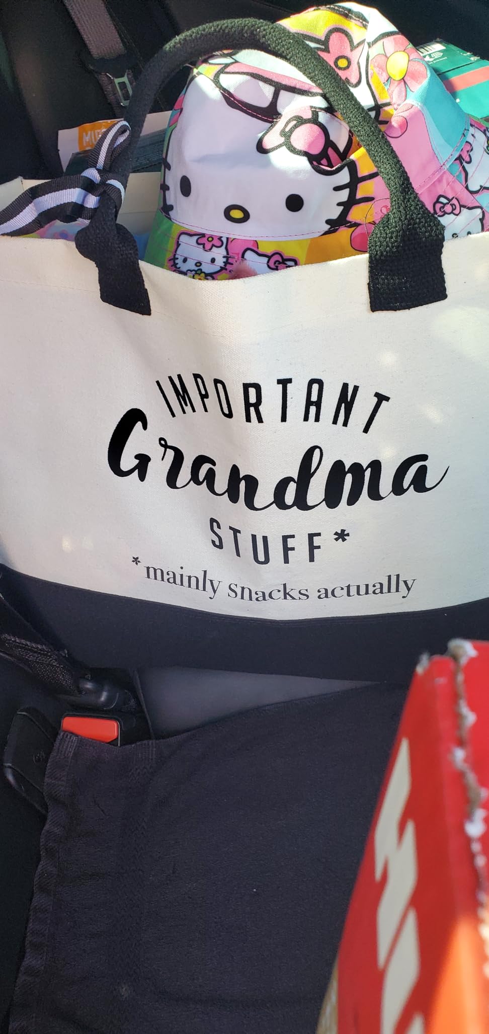 FORBIDDEN PAPER Gifts Tote Bag Important Stuff Tote Gift Gifts Birthday for Shopping Bag Grocery Bag Utility Tote customer photo 1