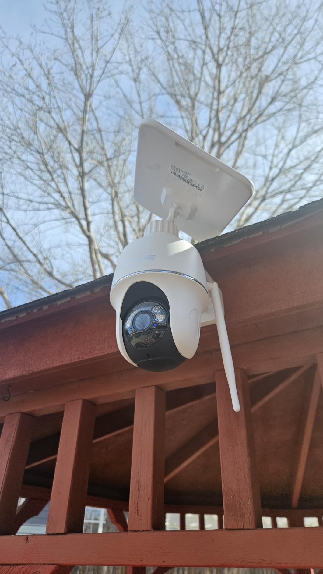 Argus PT Ultra First 4K Solar Security Cameras Wireless Outdoor | 360° Pan Tilt Auto-Tracking, 8MP Color Night Vision, 2.4/5 GHz Wi-Fi 6, No Subscriptions, Home Hub Compatible customer photo 2