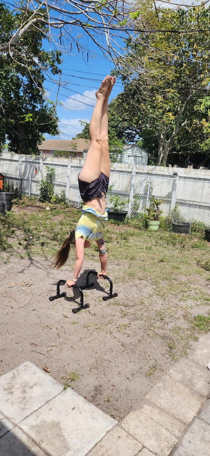 Teclor Push Up Bar, Parallettes Bars For L-sit & Dip, Heavy-Duty No Wobbling Parallel Bars Stand For Handstands, Full Planche, Calisthenics, 9.5in High Workout Stands for Home Fitness Training customer photo 1
