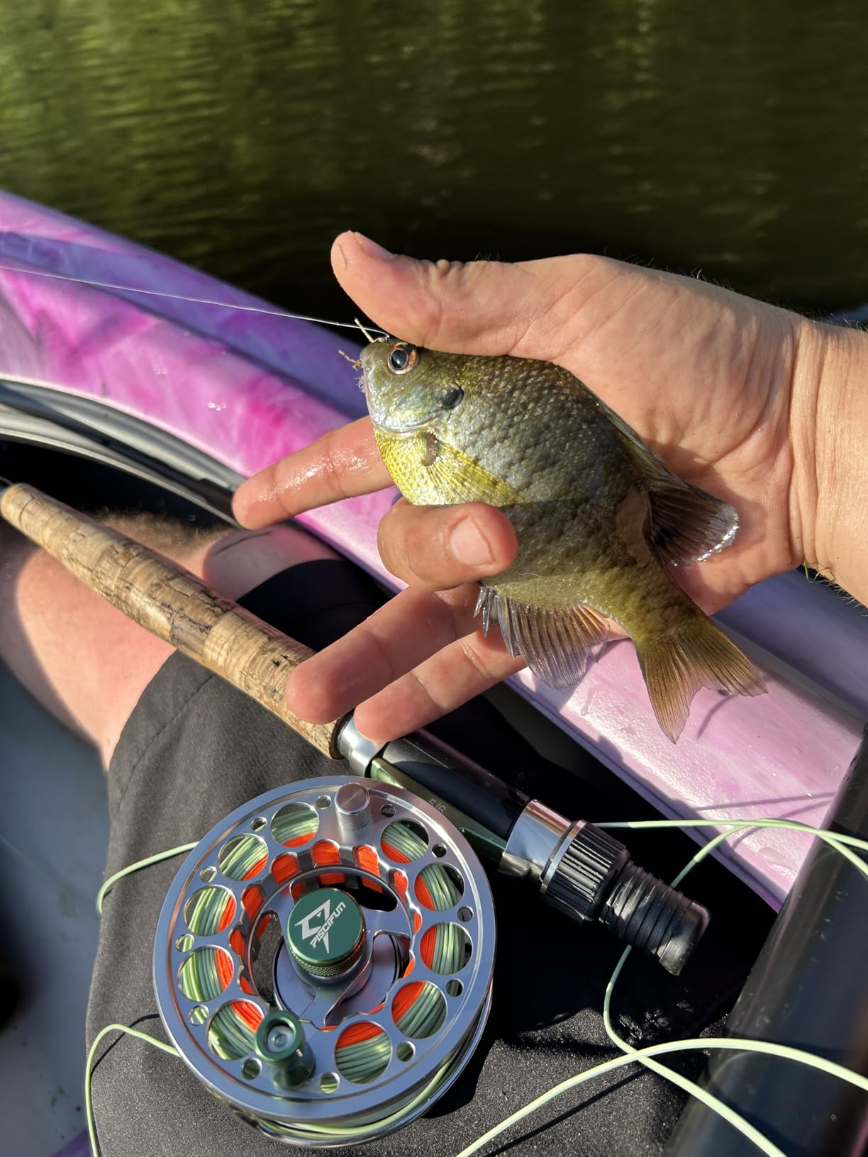 Piscifun Sword Fly Fishing Reel, CNC-Machined Aluminum Alloy Fly Reel | Lightweight Aluminum Alloy Design, Corrosion Resistance Design, Pre-Loaded with Fly Line, Smooth Drag System customer photo 1