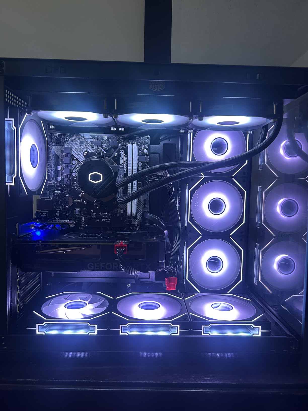 Cooler Master 360L Core AIO CPU Liquid Cooler - 360mm Radiator, 3X ARGB PWM Fans, Patented Gen S Dual-Chamber Pump, Quiet Cooling & Easy Installation, AMD AM5/AM4 & Intel LGA 1851/1700, Black customer photo 2